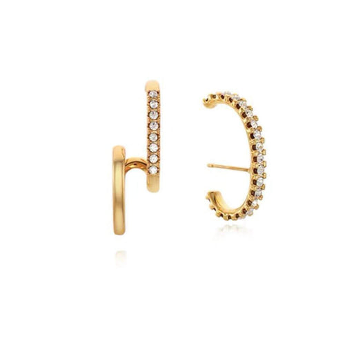 kora garro jewelry gold earring mismatch arc Lois