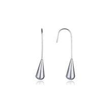 Load image into Gallery viewer, koragarro minimalist drop earrings spring silver 