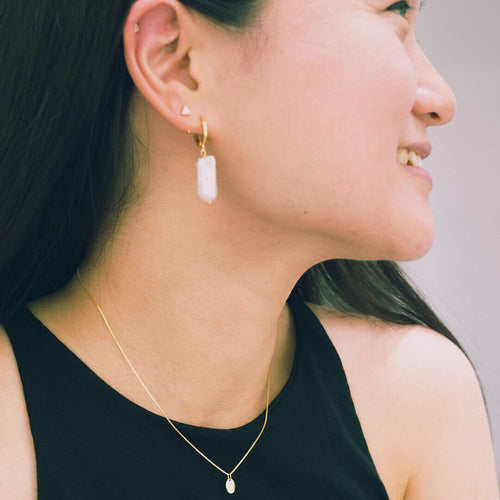 freshwater barque pearl earrings koragarro