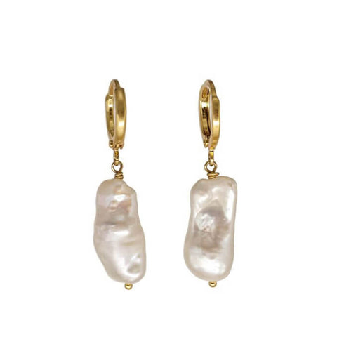 freshwater barque pearl earrings koragarro