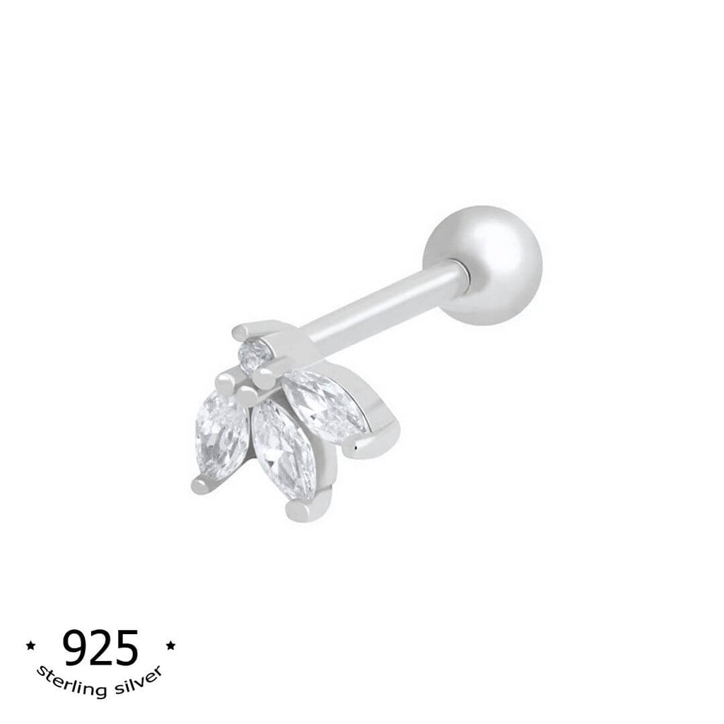 BLOSSOM Silver Cartilage Earring
