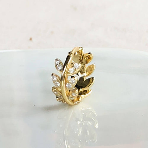 koragarro cartilage hoop helix hoop olive branch earring Olympia