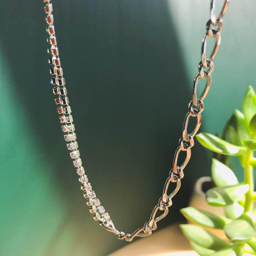 koragarro chain necklace silver choker necklace Helia
