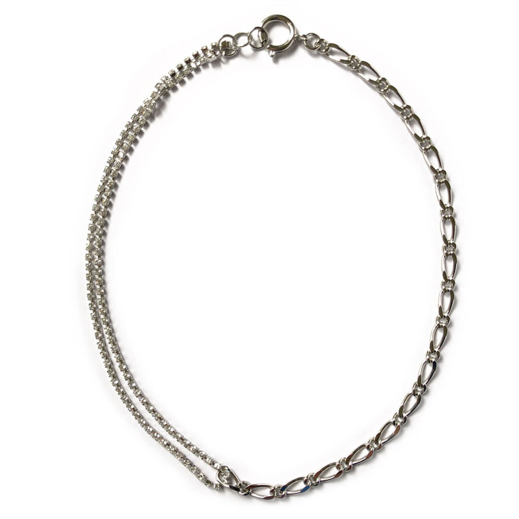 koragarro chain necklace silver choker necklace Helia