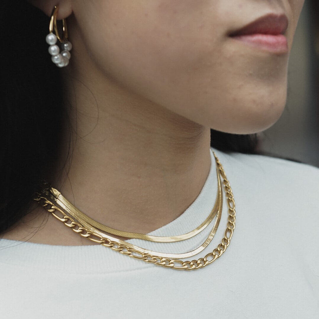 koragarro jewelry figaro chain gold chain necklace Eden