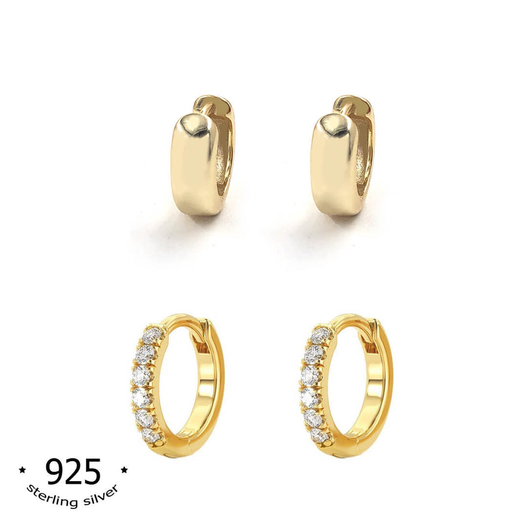 kora garro essential hoop earrings sets multi piercings sets