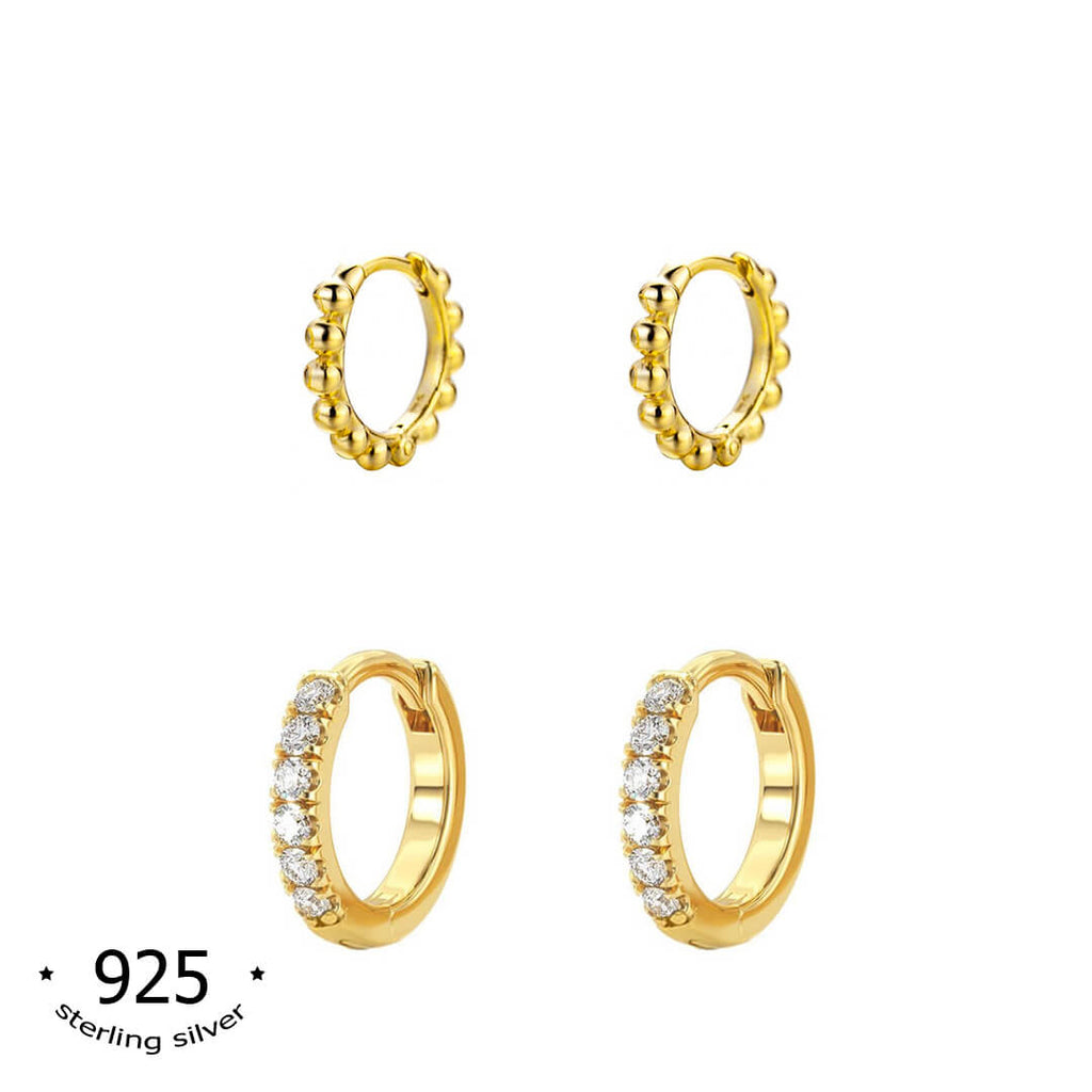 kora garro essential hoop earrings sets multi piercings set 