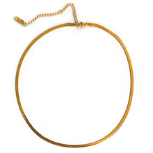 Load image into Gallery viewer, koragarro herringbone choker necklace snake bone chain necklace stella