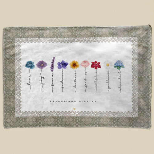 Fruit of the Spirit Bible Verse Blanket Galatians 5:22-23,  Christian Gift, Bible Verse
