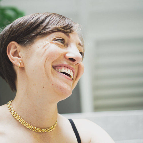 gold choker necklace koragarro Harper