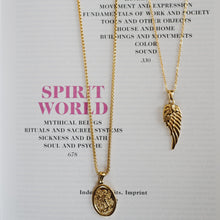 Load image into Gallery viewer, angel protection saint Michael kora garro jewelry gold necklace 