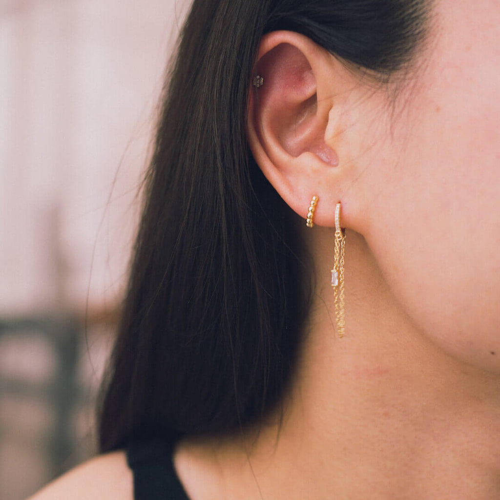 kora garro essential hoop earrings sets multi piercings set
