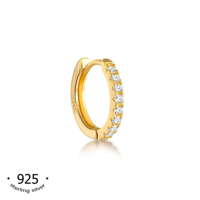 helix hoop Cartilage tragus earrings small hoop sterling silver 14k gold hoop koragarro jewelryMae 