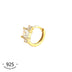 helix hoop cartilage earrings Mini Hoop sterling silver earrings 14k gold Ana earring koragarro