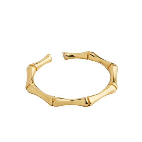 kora garro jewelry 18k gold on sterling silver adjustable ring stack ring Amy