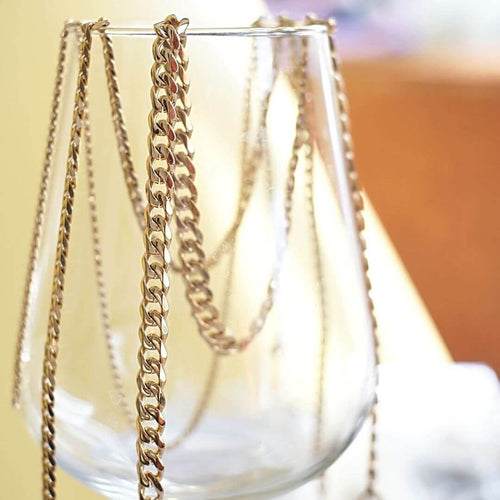 koragarro jewelry cuban chain necklace chunky curb chain Del