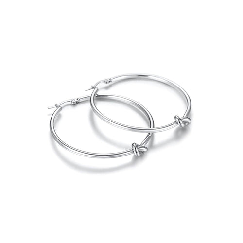 kora garro jewelry large hoop earrings silver classic hoop earrings love knot josie
