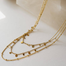 Load image into Gallery viewer, koragarro chain necklace bead chain Freya gold delicate chain