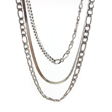 Load image into Gallery viewer, koragarro layered necklace set silver chain necklaces Paris
