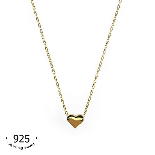 kora garro love necklace amora sterling silver dainty necklace