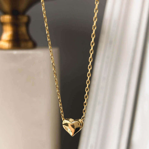 kora garro love necklace amora sterling silver dainty necklace