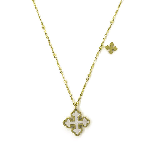 Kora Garro Jewelry cross gold necklace grace 