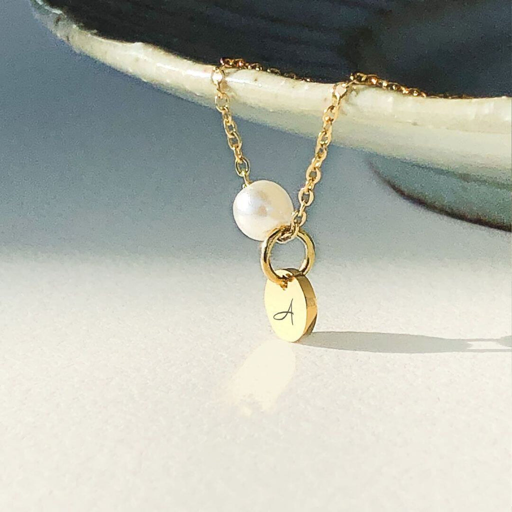 koragarro custom necklace name pearl necklace