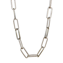 Load image into Gallery viewer, koragarro choker necklace paperclip chain Madison Lux Silver