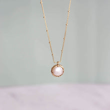 Load image into Gallery viewer, Kora Garro jewelry pearl necklace  freash water baroque pearl gold button charm necklace galia