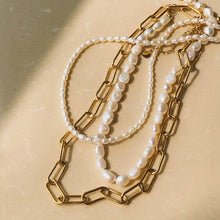 Load image into Gallery viewer, Kora Garro jewelry pearl necklace choker fresh water baroque pearl Isla