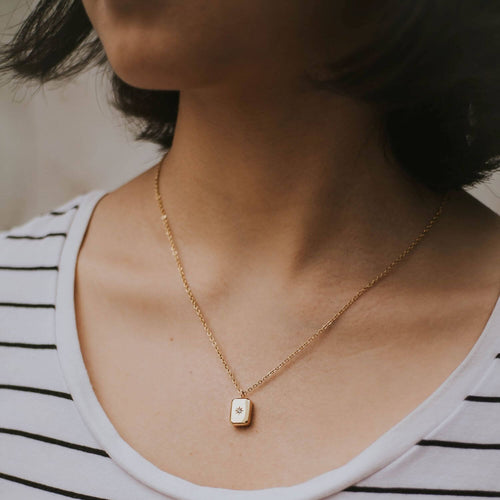 Kora Garro Jewelry pendant necklace gold star north star charm necklace aurora