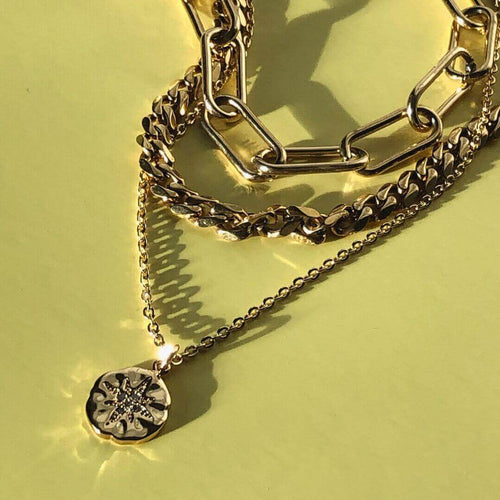 koragarro star necklace layered necklace set shanghai