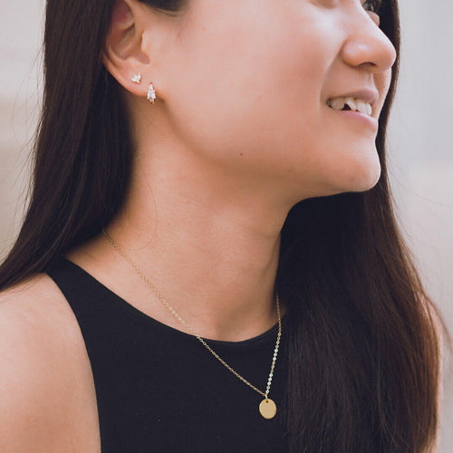 personalized necklace custom name necklace kira Gold kora garro