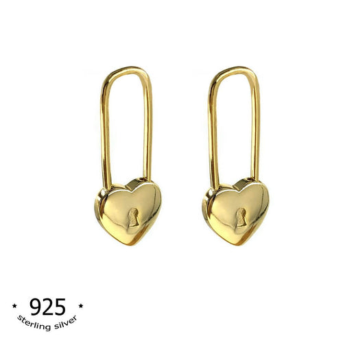 safetypin hoops sterling silver gold hoop earrings taylor koragarro