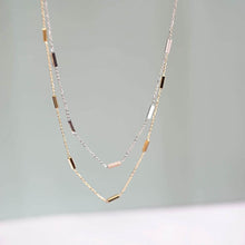 Load image into Gallery viewer, kora garro jewelry station necklace chain necklace bar stations gold Minl