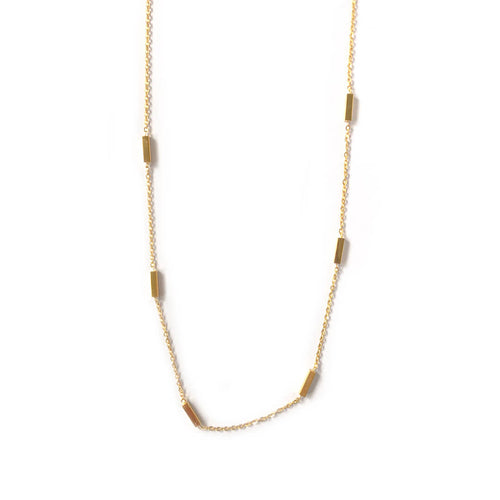 kora garro jewelry station necklace chain necklace bar stations gold Minl