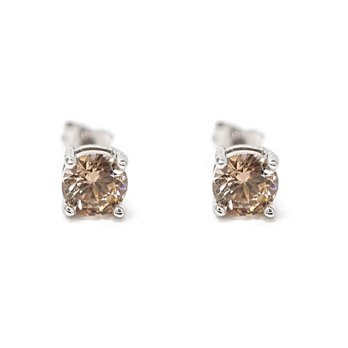Kora Garro Jewelry Earrings Stud Earrings Cubic Zirconia Earrings Max stud earrings