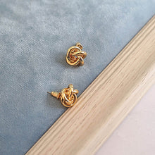 Load image into Gallery viewer, Kora Garro Jewelry Earrings Studs Earrings gold classic Love Knot earrings for women gift