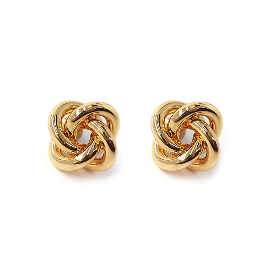 Kora Garro Jewelry Earrings Studs Earrings gold classic Love Knot earrings for women gift