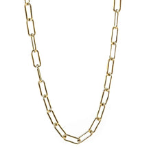 Load image into Gallery viewer, choker necklace gold paperclip chain  layered necklace koragarro  Madison