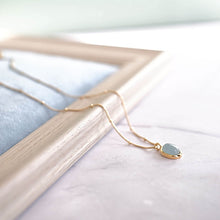 Load image into Gallery viewer, kora garro jewelry aquamarine gemstone necklace irene