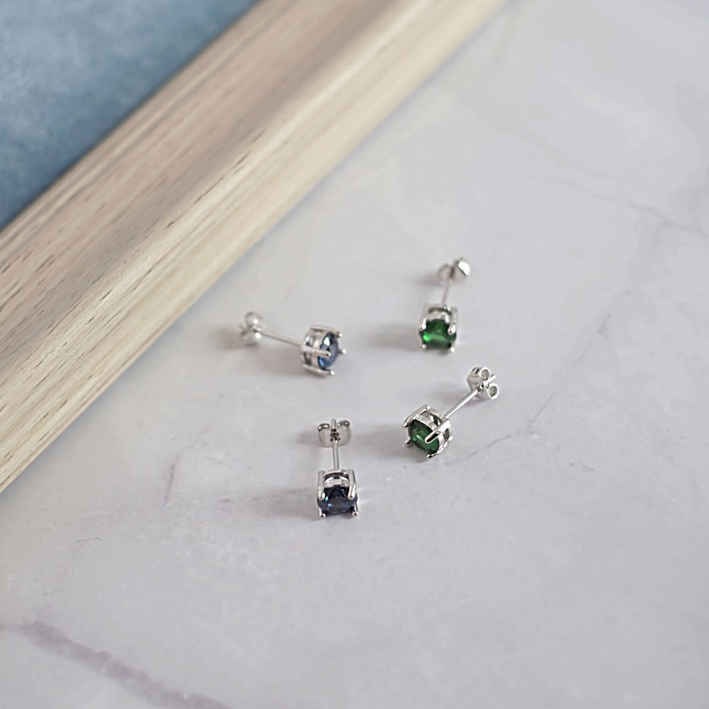 Kora Garro Jewelry Earrings Stud Earrings Cubic Zirconia Earrings Max stud earrings