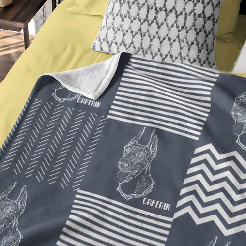 koragarro Custom Pet Blanket Using Pet Photo + Name Custom Dog Blanket Personalized Dog Blankets Cat Picture Blanket Pet Photo Blanket Dog Dad Gift