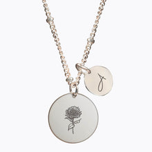 Load image into Gallery viewer, koragarro birth month flower necklace custom necklace